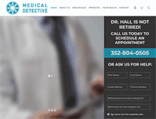 Tablet Screenshot of medicaldetectivemd.com